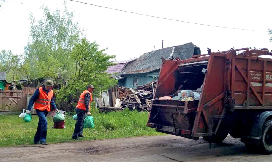 Вывоз мусора из частного дома в Отрадном в октябре