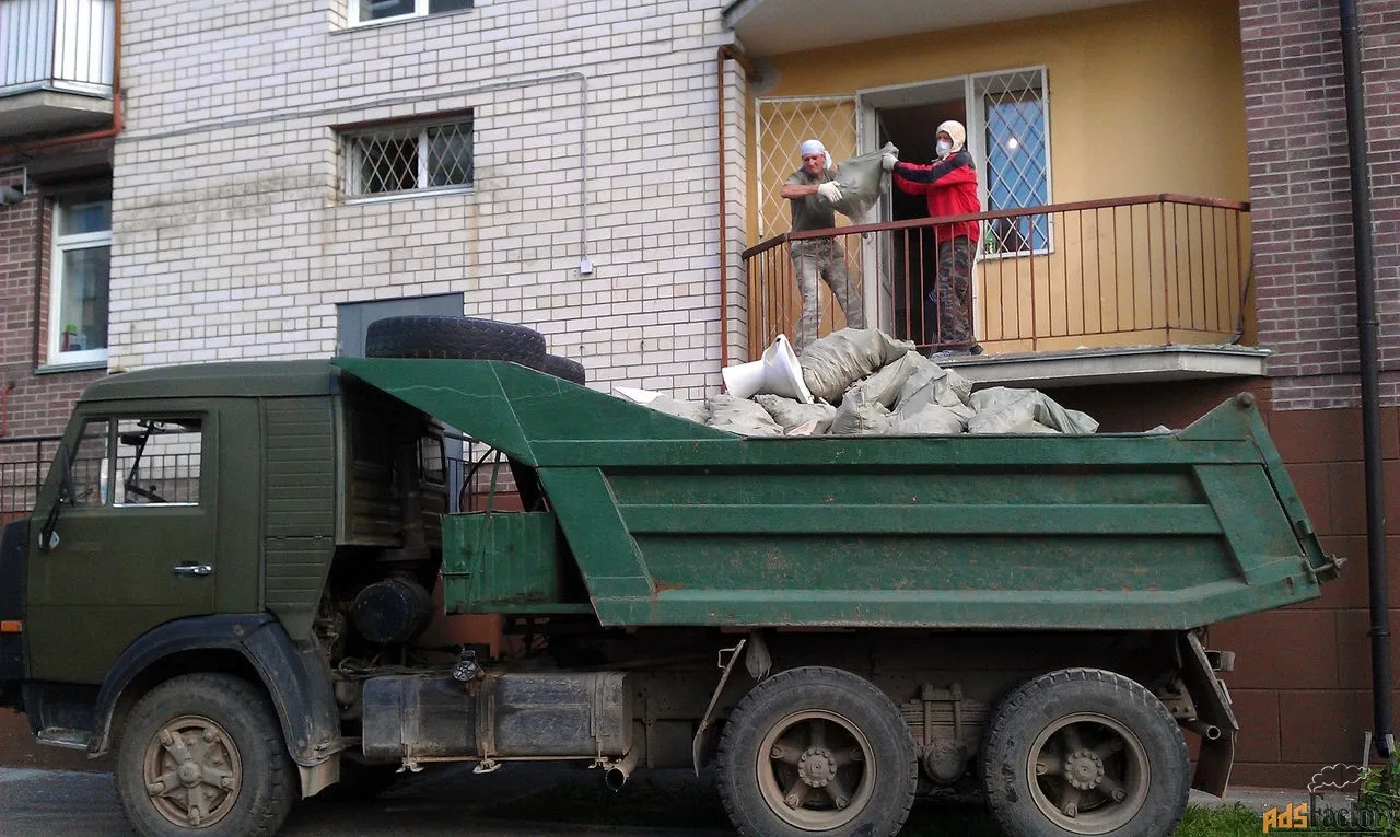 Вывоз мусора с грузчиками и погрузкой в Отрадном от 2500 руб. — ПроМусор, услуги под ключ