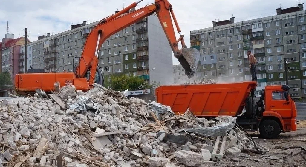Профессиональный вывоз строительного мусора в Отрадном в октябре