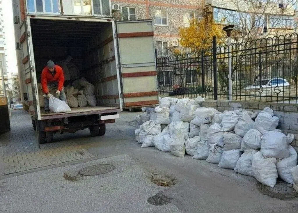 Вывоз мусора после переезда в Отрадном в октябре