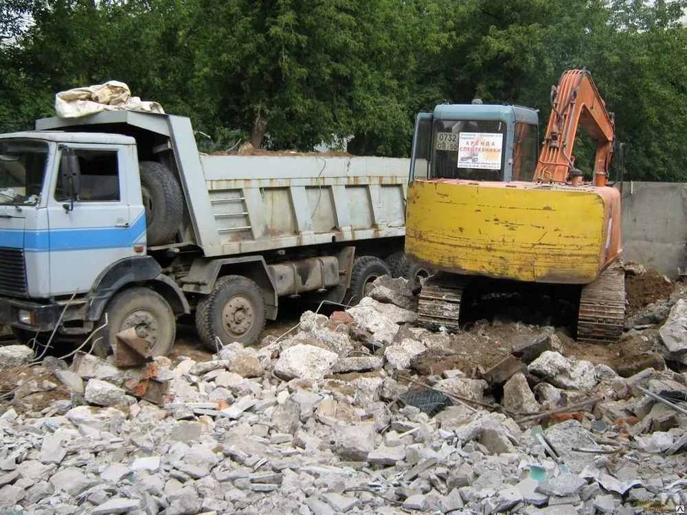 Вывоз бетонного боя и утилизация в Отрадном в октябре