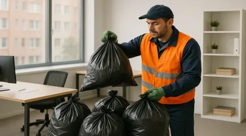 Уборка и вывоз мусора после мероприятий в Отрадном в октябре